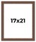 17x21 Wide Barnwood Picture Frame with UV-Resistant Acrylic & Acid Free Backing, Available in 6 Paint Finishes - Grey, Brown, White, and Black